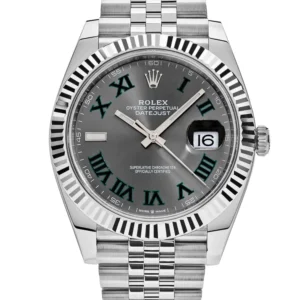 Superclone Rolex Datejust 41mm Rhodium Dial 126334 Wimbledon Flutted / Jubilee