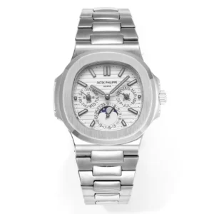 Patek Philippe Silver Nautilus Watch