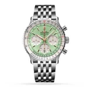 Breitling Navitimer Men Automatic Mint Stainless Steel Watch AB0139211L1A1