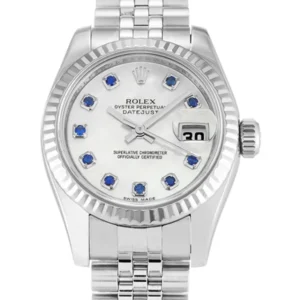 Rolex Lady-Datejust 26mm Mother Of Pearl White Dial 179174