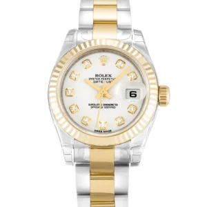 Rolex Lady-Datejust 26mm White Dial 179173