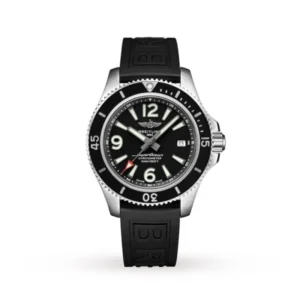 Breitling Superocean Men Automatic Black Rubber Watch A17366021B1S1