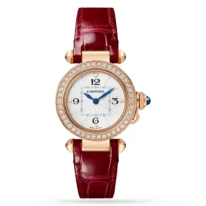 cartier pasha de cartier women quartz white alligator watch wjpa0017