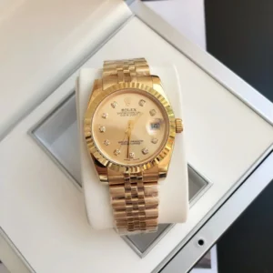 Couple Watches Rolex Datejust 36/28mm RG/RG Jub Gold/Dial